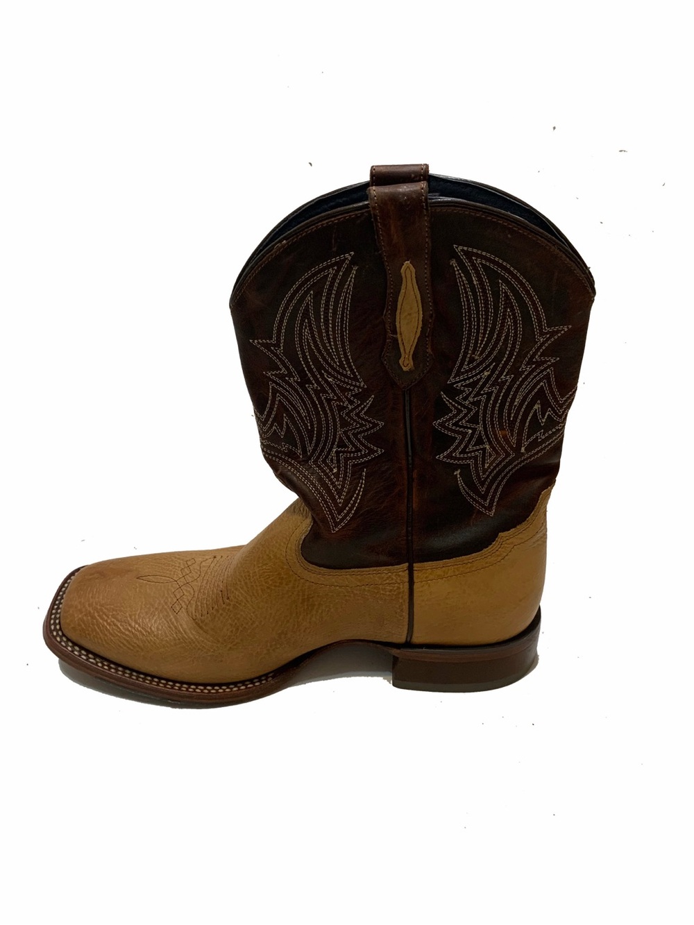 10.5 / Cody James Men's Western Two-Tone Brown Western Cowboy Boots - Picture 4 of 10